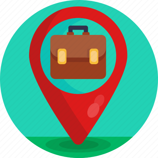 Business, map, navigation, office, pin, work, workplace icon - Download on Iconfinder