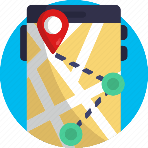 Direction, map, navigation, phone, route, smartphone icon - Download on Iconfinder