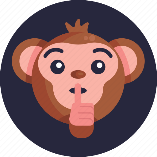 Monkey, emoji, animal, emoticon, emoticons icon - Download on Iconfinder