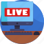 news, broadcasting, live, desktop computer, online news, stream 