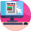 news, broadcasting, computer, digital news 