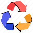reuse, recycling, recycling arrows, recycle sign, recycle symbol