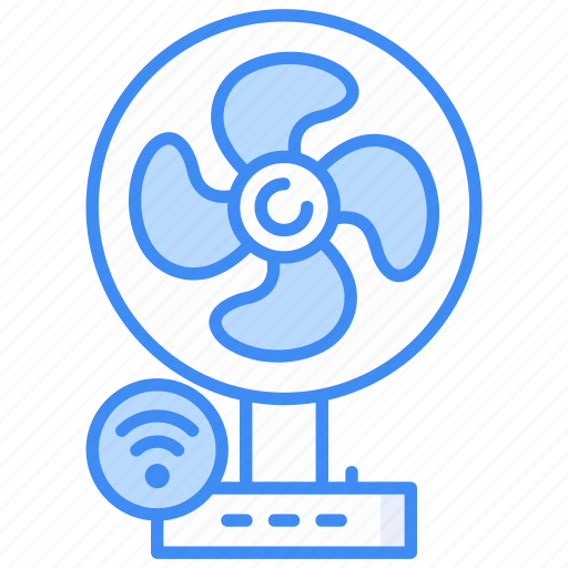 Smart fan, fan, internet-of-things, smartphone, smart-home, mobile, wifi icon - Download on Iconfinder