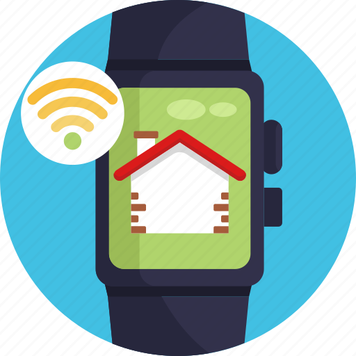 Smart, home, smartwatch, technology, automation, wifi, wireless icon - Download on Iconfinder
