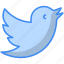 tweet, social media, network, bird icon 