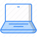 laptop, computer, ultrabook, keyboard, screen, technology icon