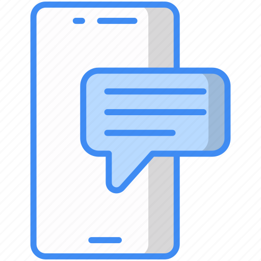 Mobile messages, chat, conservation, communication, talking, network, text icon icon - Download on Iconfinder