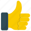 like, thumbs up, vote, good, nice, feedback, favourite icon 