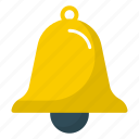 notification, alert, bell, ring, tone, attention icon
