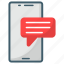 mobile messages, chat, conservation, communication, talking, network, text icon 