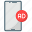 social ads, marketing, advertisement, promotion, online icon 