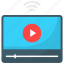 watch video, multimedia, online, player, entertainment, view icon 