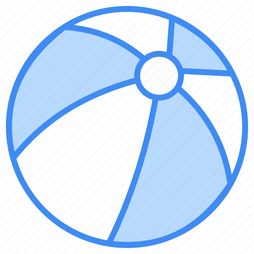 Beach ball, ball, beach, summer, game, sport, volleyball icon - Download on Iconfinder