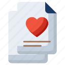 love document, document, love-file, file, love-letter, love-latter, heart, love-card, valentine