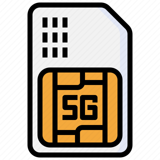 Sim, card, electronics, communications, signal, connection icon - Download on Iconfinder