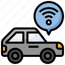 smart, car, mobility, wifi, signal, transportation