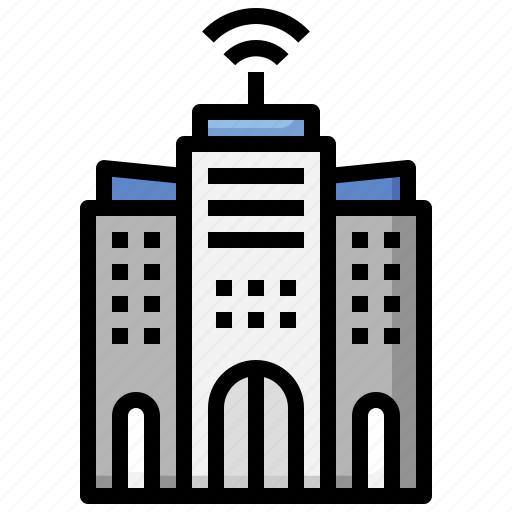 Smart, city, technology, wireless, architecture icon - Download on Iconfinder
