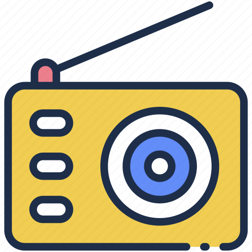 Radio, music, audio, communication, device icon - Download on Iconfinder