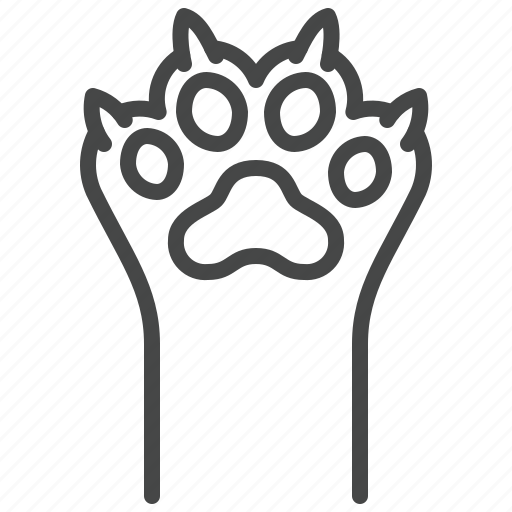 Cat, paw, claws, kitty, kitten icon - Download on Iconfinder