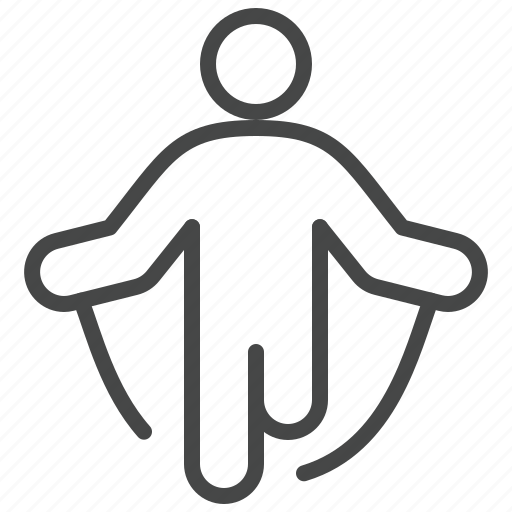 Skipping, rope, jumping, man, sport, person icon - Download on Iconfinder