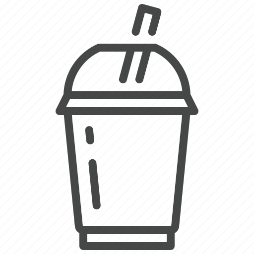 Bubble, tea, beverage, drink, straw, glass icon - Download on Iconfinder