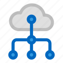 cloud connection, computing, server, internet