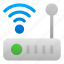 router, wifi, wireless, signal, on 