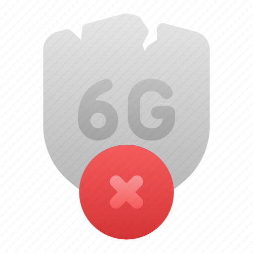 6g, unsecure, unprotected, security, warning icon - Download on Iconfinder