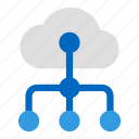 cloud connection, computing, server, connection