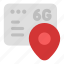 location, map pin, 6g, online, web 