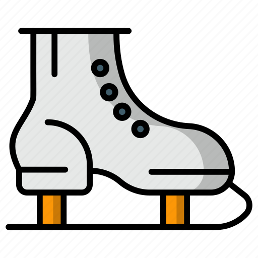 Ice, skate, ice skates, sport and competition, ice skating icon - Download on Iconfinder