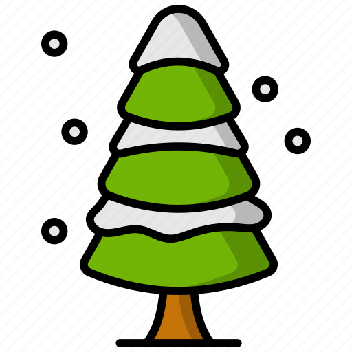 Snow, tree, pine, winter, nature icon - Download on Iconfinder