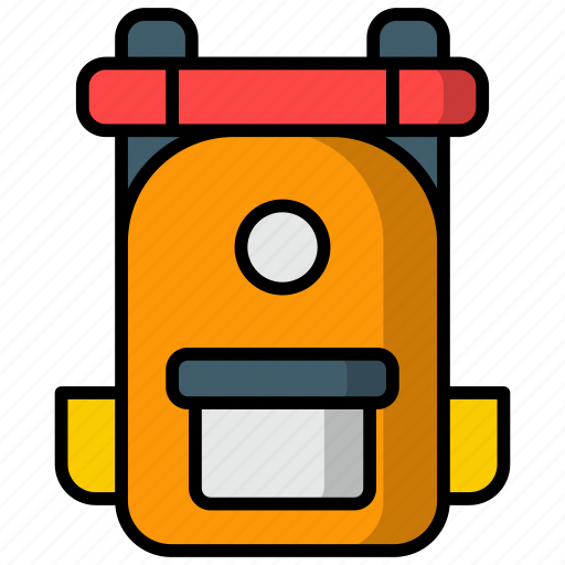 Backpack, travel, luggage, bags, baggage icon - Download on Iconfinder