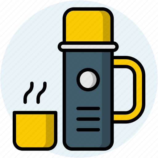 Thermos, water flask, food and restaurant, thermo, beverage icon - Download on Iconfinder