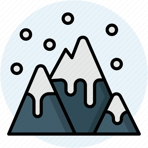 Mountains, snow, rocky mountain, mountain, nature, altitude icon - Download on Iconfinder