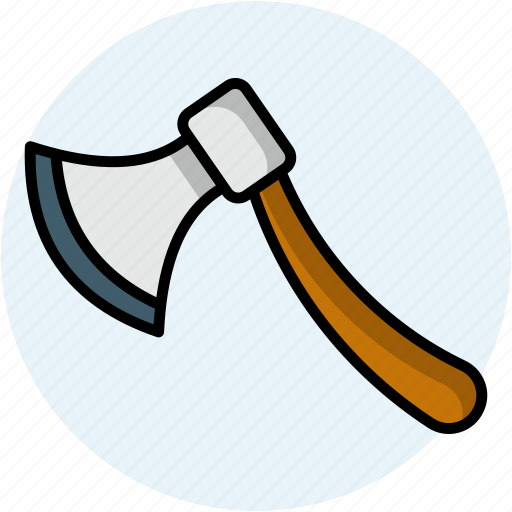 Axe, construction and tools, chopping, woodcutter, wood. icon - Download on Iconfinder