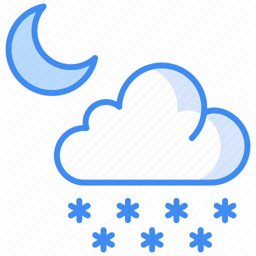 Winter, night, cloudy night, atmospheric, meteorology icon - Download on Iconfinder