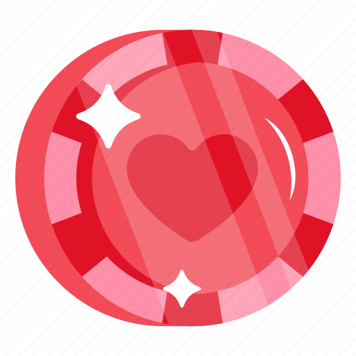 Gambling chip, poker chip, casino, gambling, number five icon - Download on Iconfinder