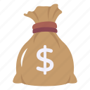 dollar bag, money sack, savings, investment, casino payment