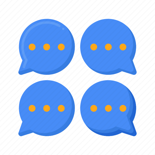 Meet, people, chat, bubble, speech, conversation, communication icon - Download on Iconfinder