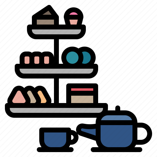 Tea, dessert, desserts, afternoon, break, sweets icon - Download on Iconfinder
