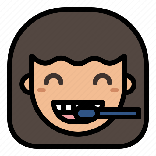 Toothbrush, brush, teeth, mouth, clean, face, morning icon - Download on Iconfinder