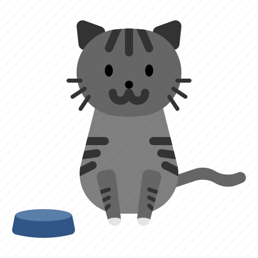 Cat, feed, feeding, petting, pet icon - Download on Iconfinder