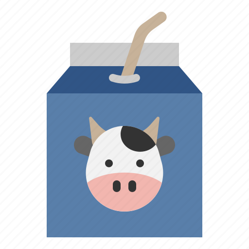 Milk, box, package, drink, cow, fresh icon - Download on Iconfinder