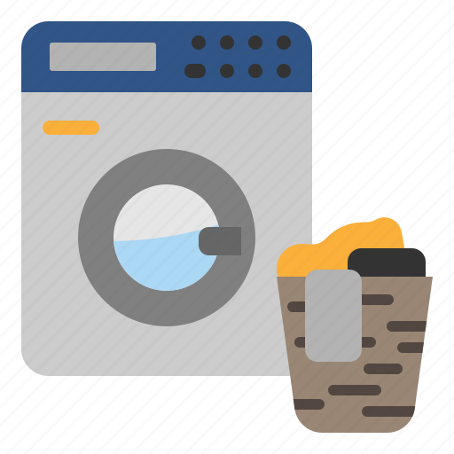 Washing, machine, laundry, basket, clothes icon - Download on Iconfinder