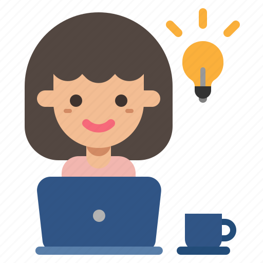 Working, studying, work, study, idea, office icon - Download on Iconfinder