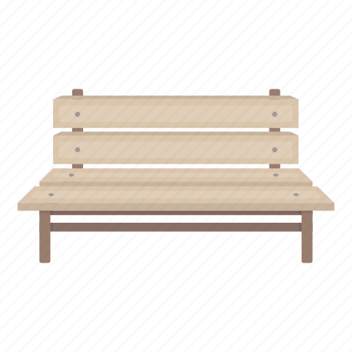Bench, entertainment, equipment, park, rest, seat, wooden icon - Download on Iconfinder