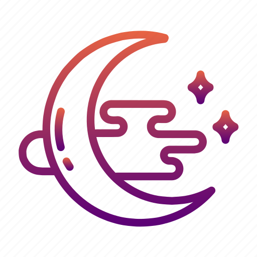 moon crescent witch magic halloween icon wizard night iconfinder editor open