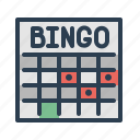 bingo, gamble, lottery, lotto