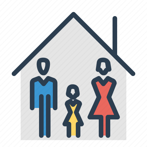 Apartment, family, house, property, roof icon - Download on Iconfinder